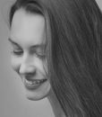 Grayscale Photo of Womans Face