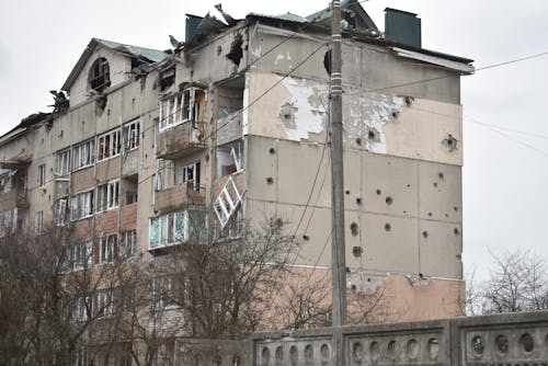 Residential Building after Shelling 
