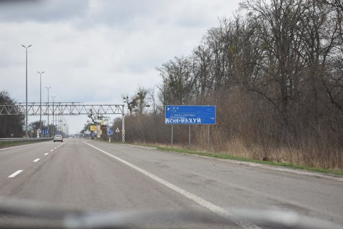 Vandalised Road Sign