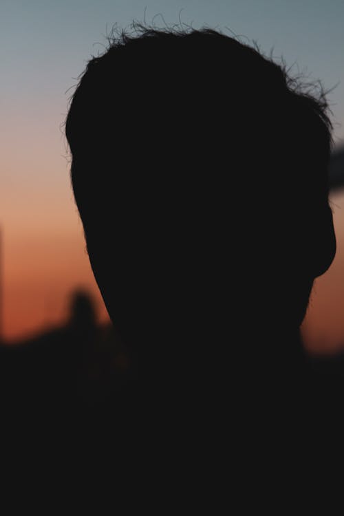 Free stock photo of golden sunset, portraits, silhouette