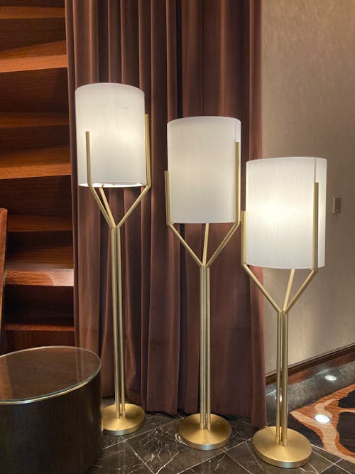 Free Lamps in a Room Stock Photo