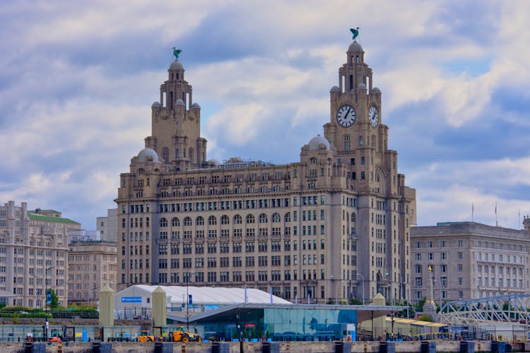 Royal Liver Building Under Blue Sky