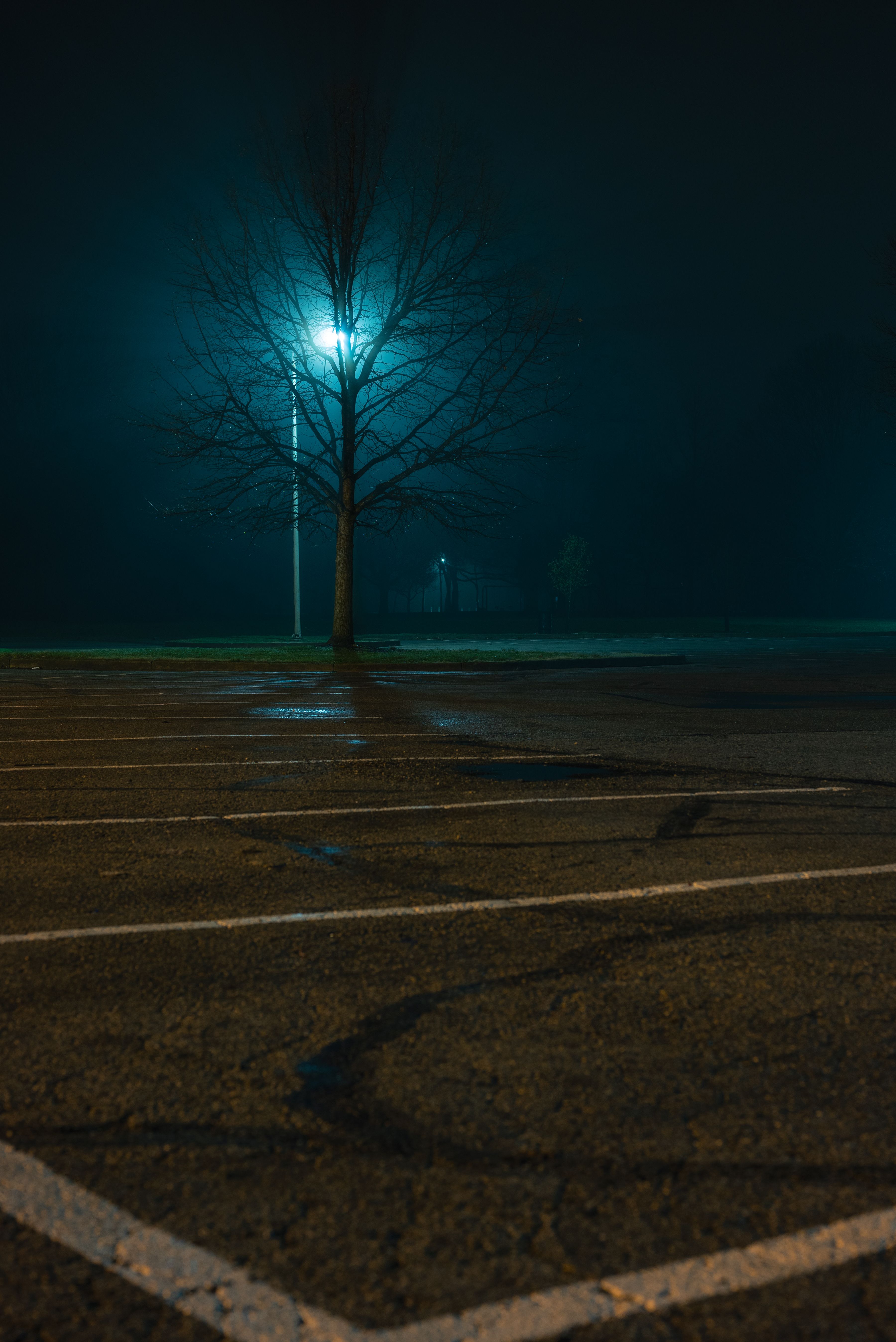 An Empty Playground During Night Time · Free Stock Photo