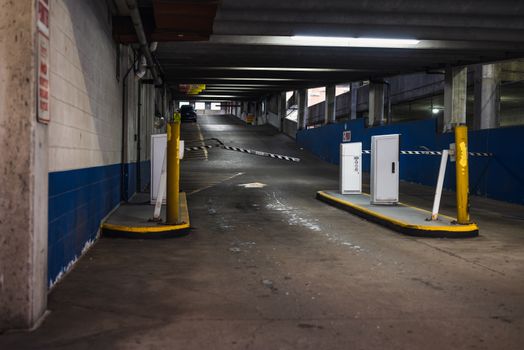 parking garage entrance