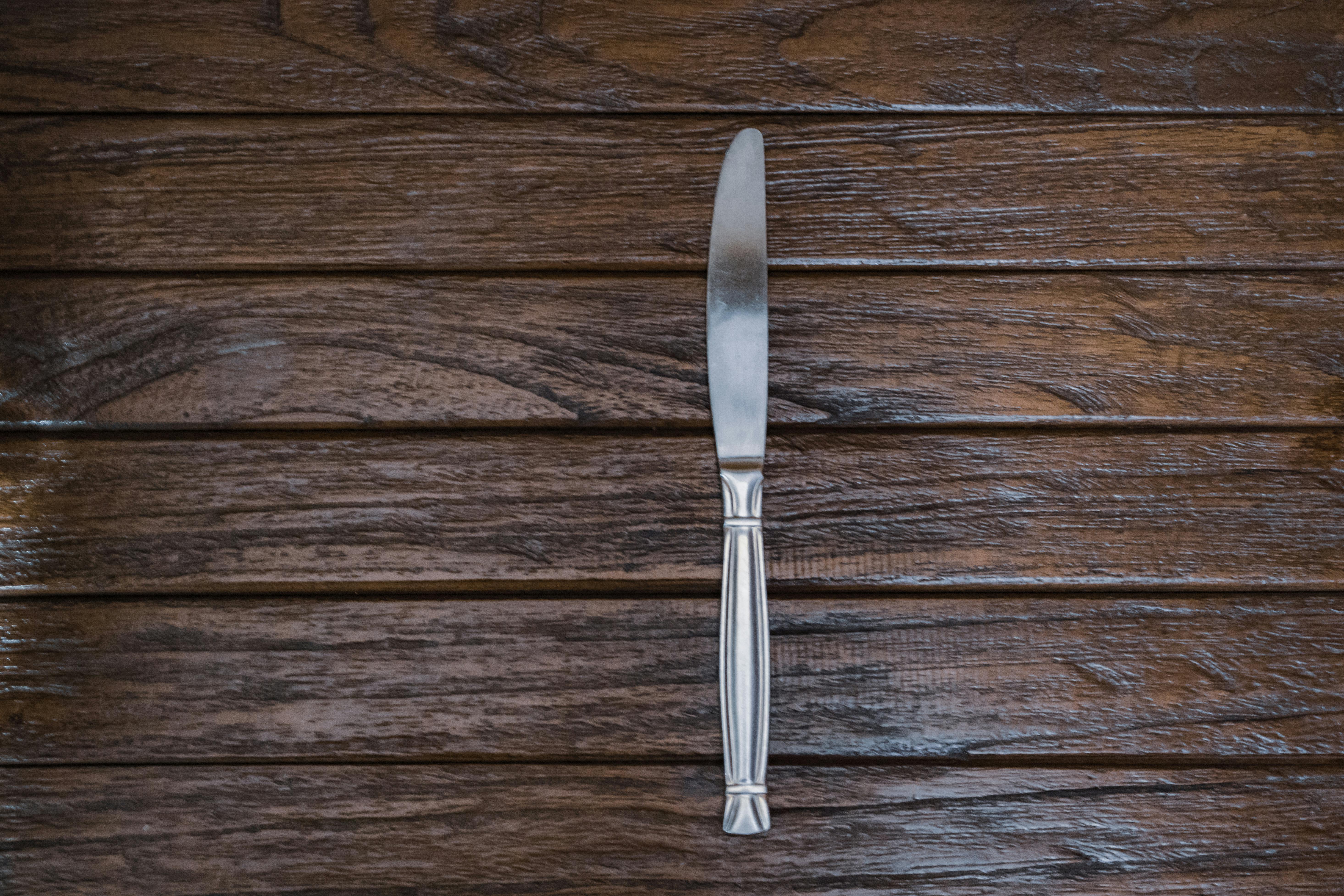 Free stock photo of bread knife, table knife