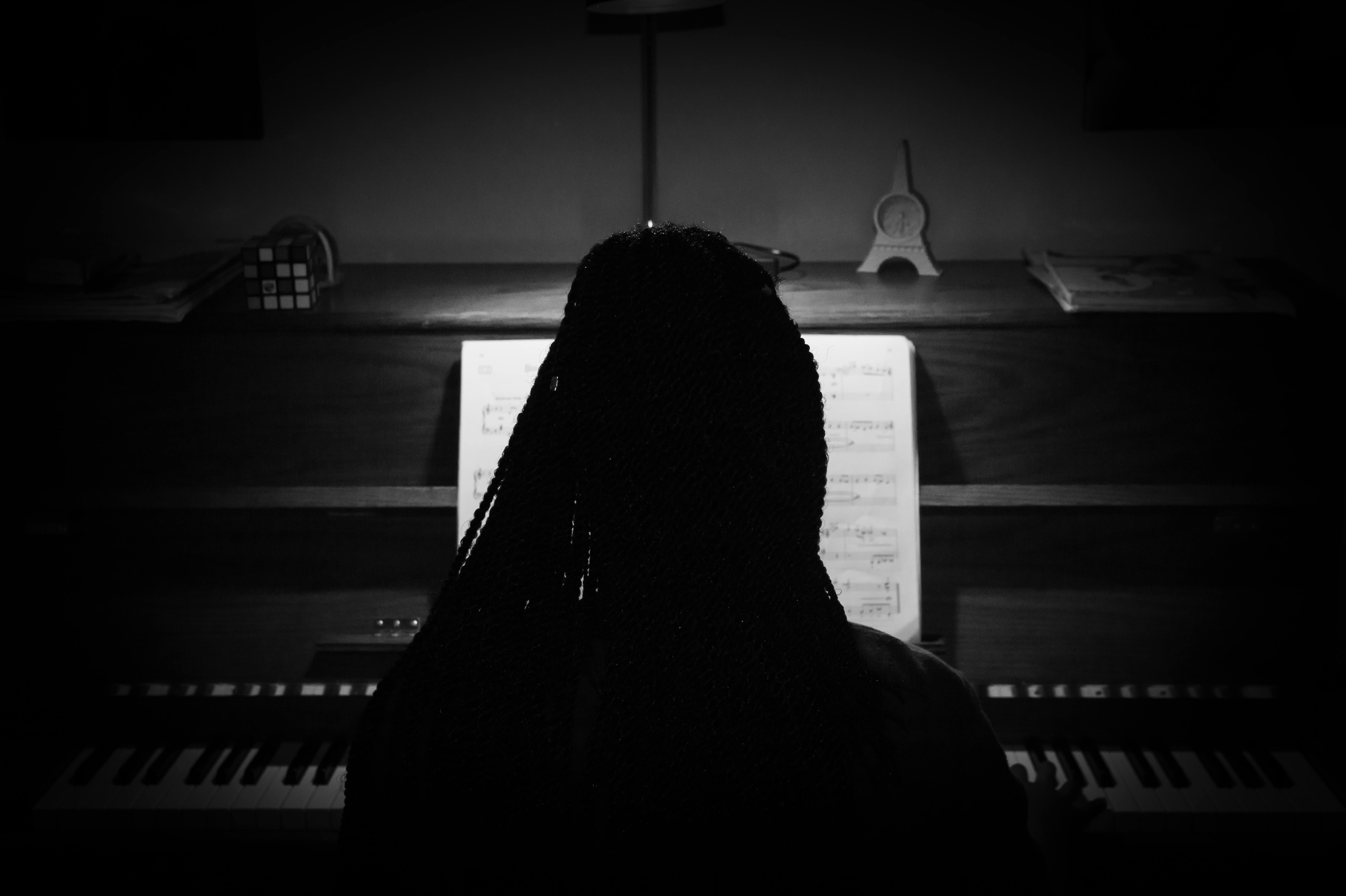 Free stock photo of piano, piano player