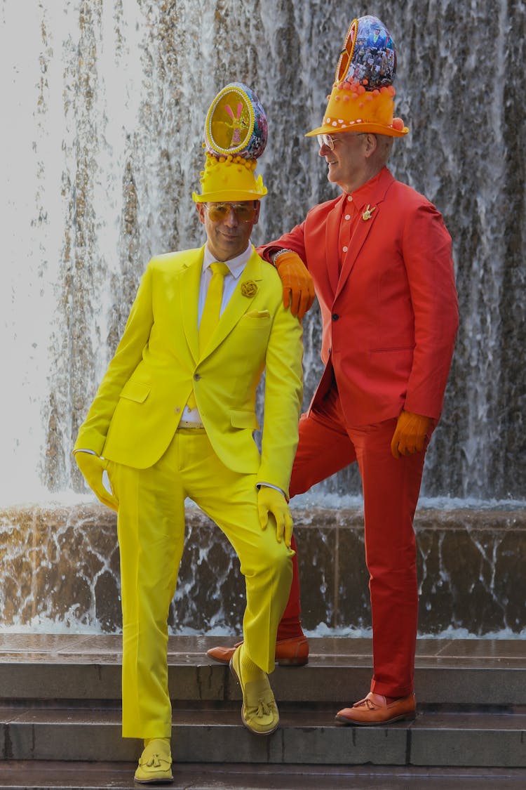 Two Men Wearing Suits