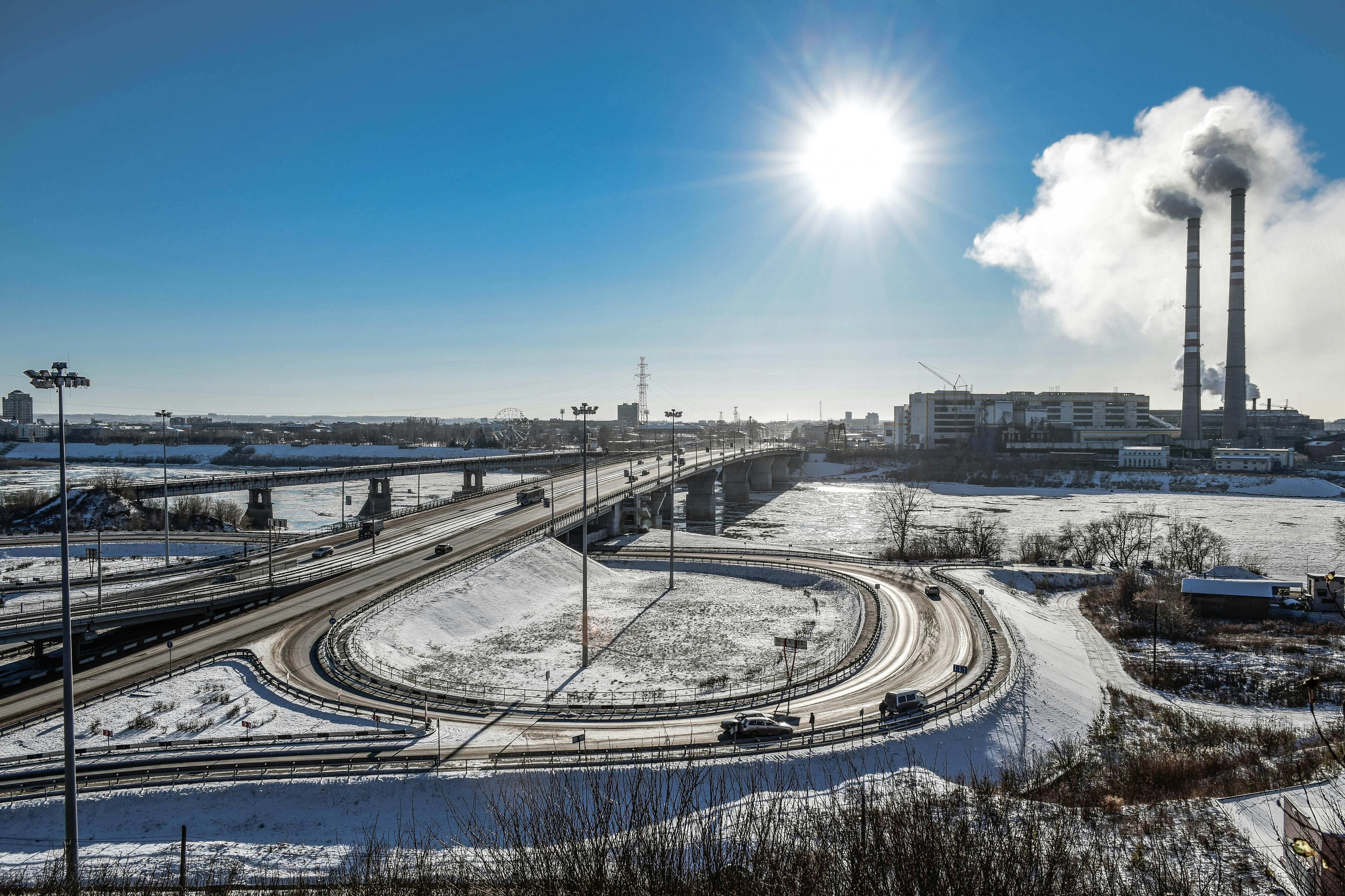 kemerovo in winter