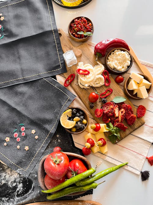 Foto profissional grátis de balcão de cozinha, cortar, deitado