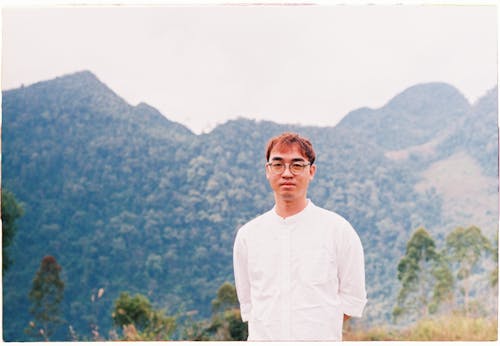 Man in White Long Sleeve Shirt