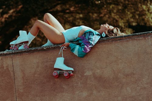 rollerskates, 休閒, 女人 的 免费素材图片