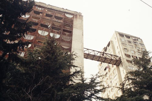 Imagine de stoc gratuită din arhitectură sovietică, bloc de apartamente, bloc rezidențial