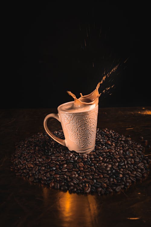 Free stock photo of arabic coffee, coffee, coffee art