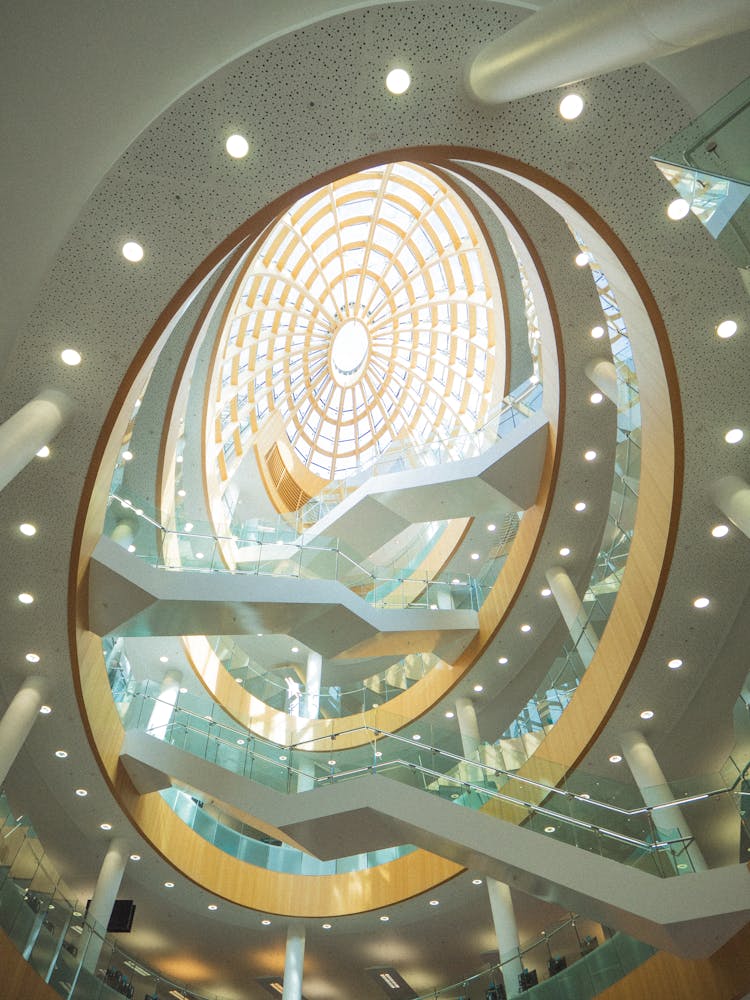 Interior Of The Liverpool Central Library