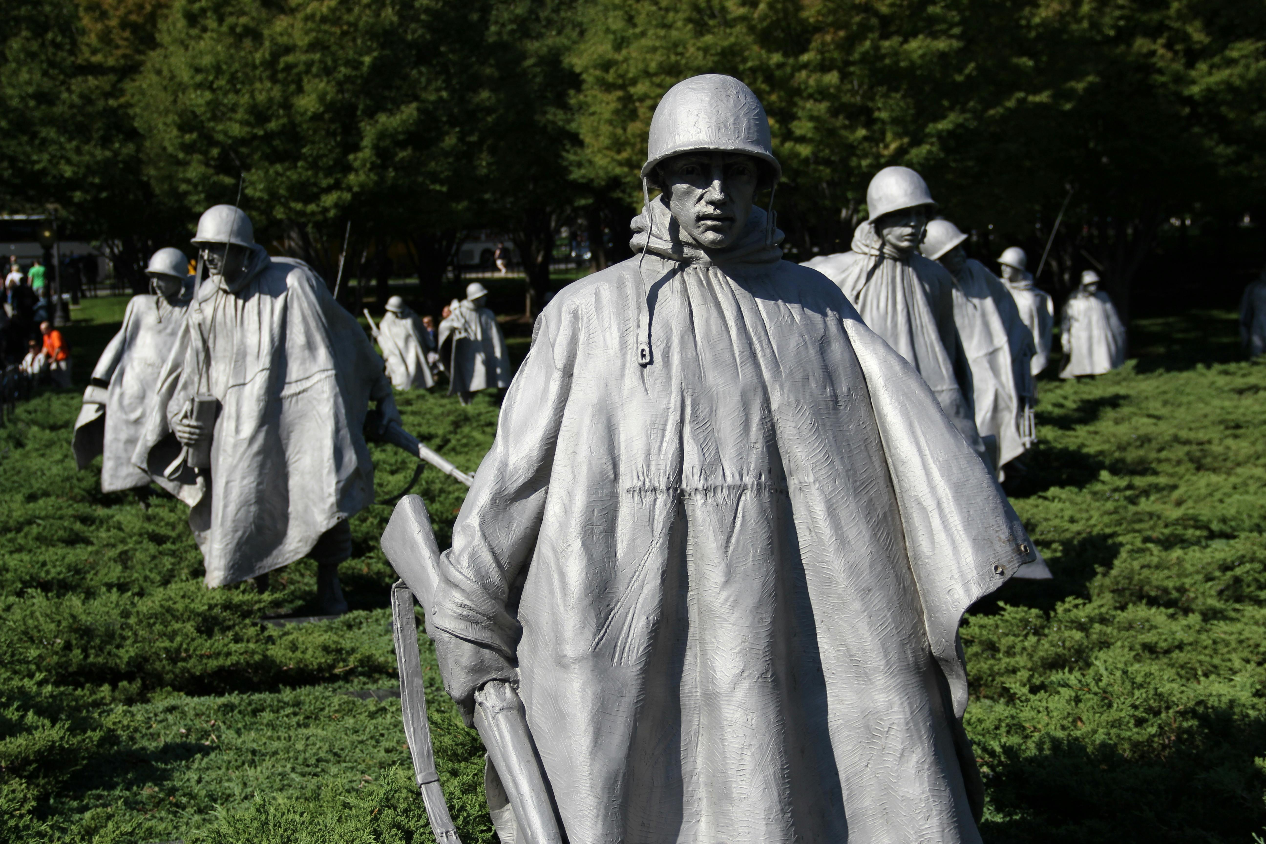 Free stock photo of korean war, monument, washington dc