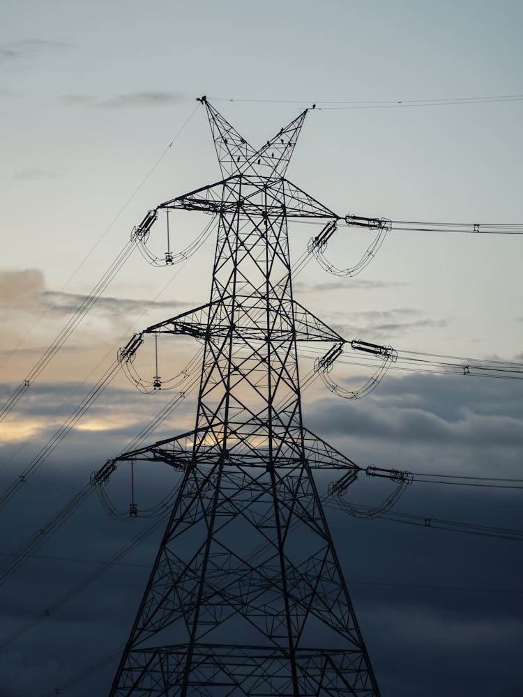 Photo Of A Electric Transmission Tower