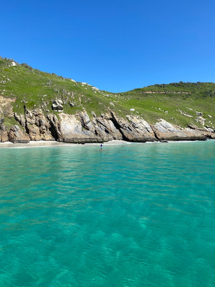 Scenic View Of The Turquoise Water In The Sea