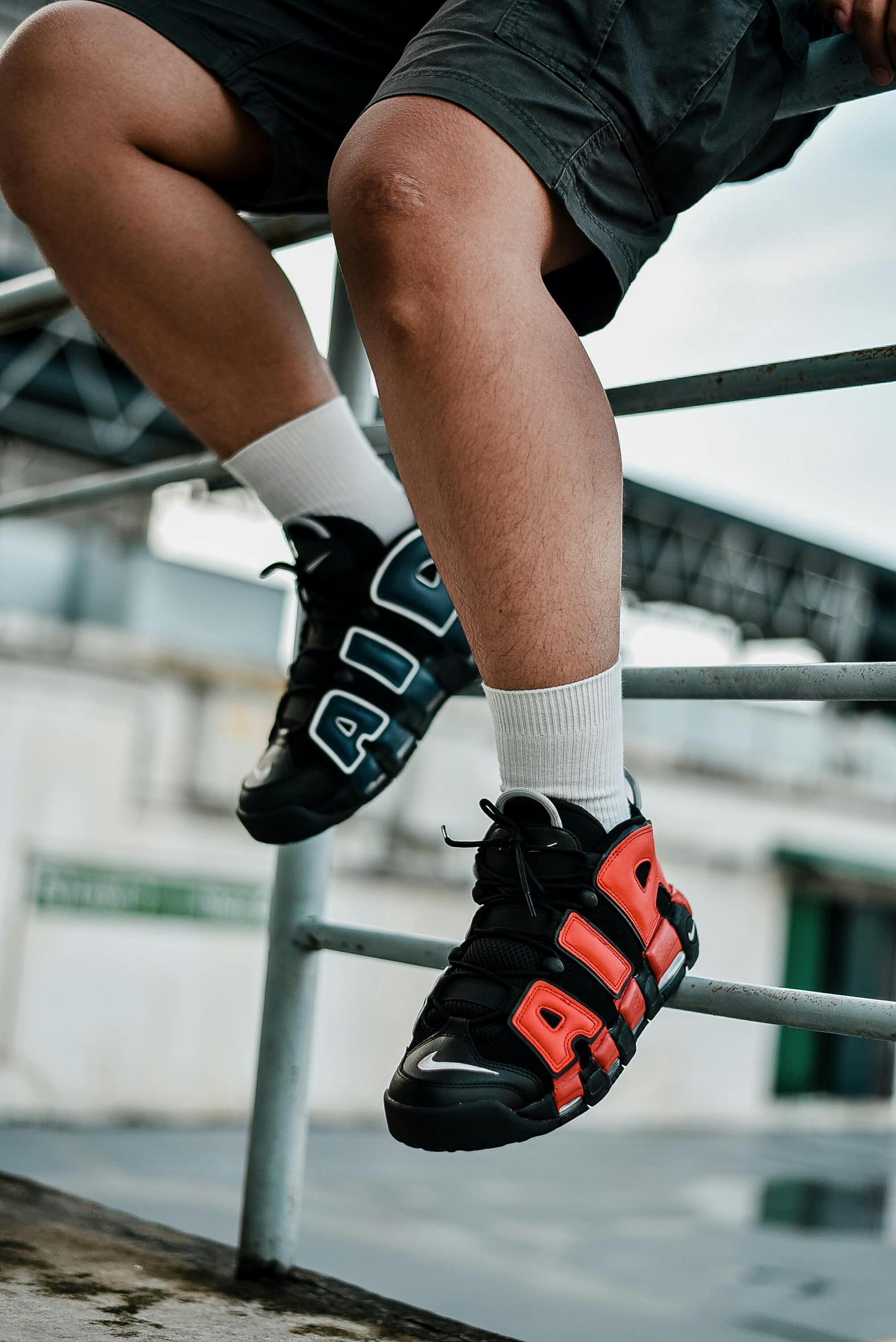 CloseUp Shot of a Person Wearing Rubber Shoes · Free Stock Photo