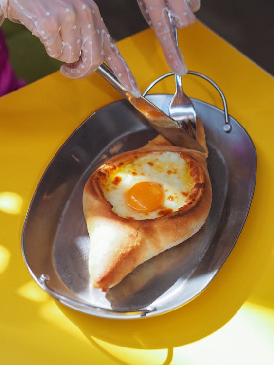 Bread with Egg · Free Stock Photo