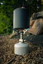 A Portable Stove Used Outdoor