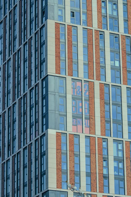 Close-up of an Exterior of a Modern Building 