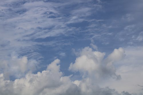 White Clouds and Blue Sky