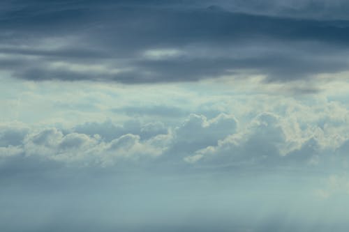 White Clouds and Blue Sky