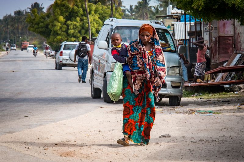 Street scene in Stone Town, Zanzibar