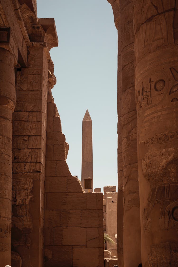 Old Ruins And Obelisk