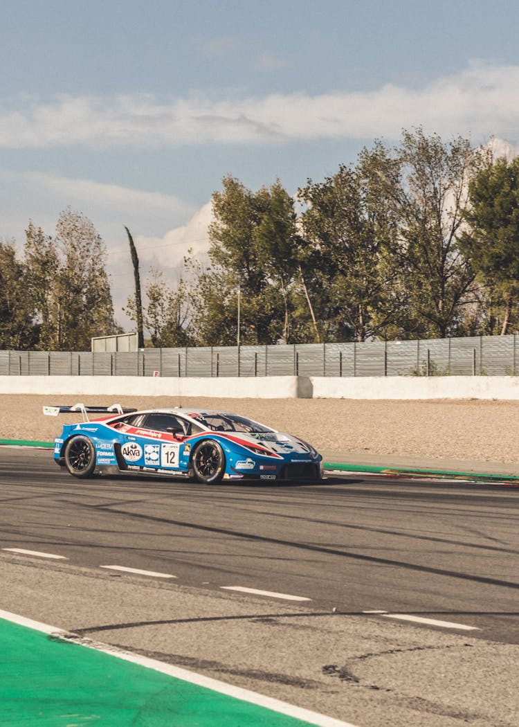 A Racecar On A Racetrack