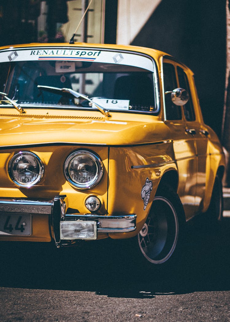 Photo Of A Yellow Renault Car