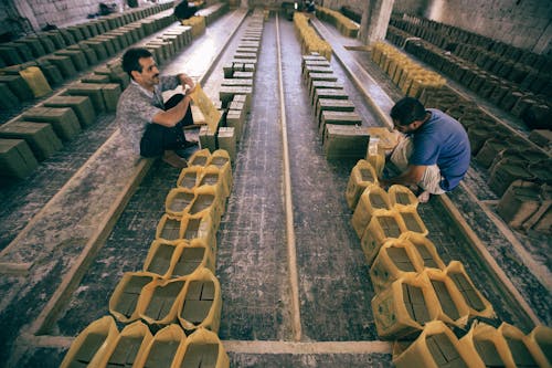 Men Working in Soap Manufacture 