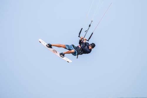 Δωρεάν στοκ φωτογραφιών με extreme sports, midair, windsurfing