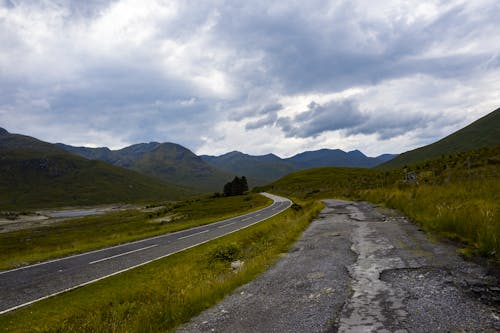 An Empty Concrete Road