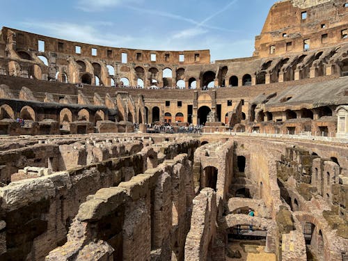 Interior of the Colosseum Ruins 