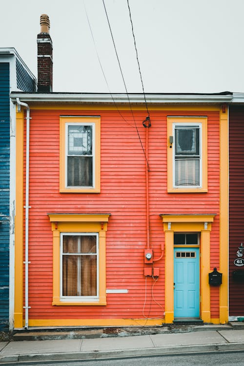 Photo of a Red and Orange House