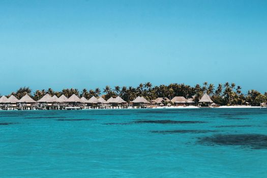 Vaitape village and market — Bora Bora