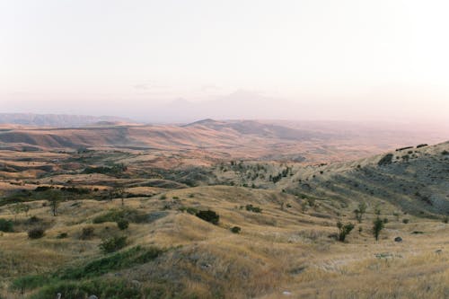 Green Hills in Mountains Landscape