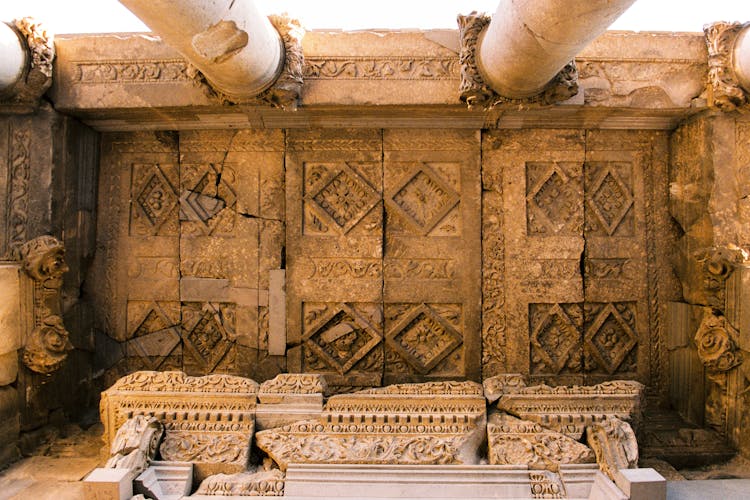 Ceiling Before The Entrance To The Temple Of Garni, Armenia 