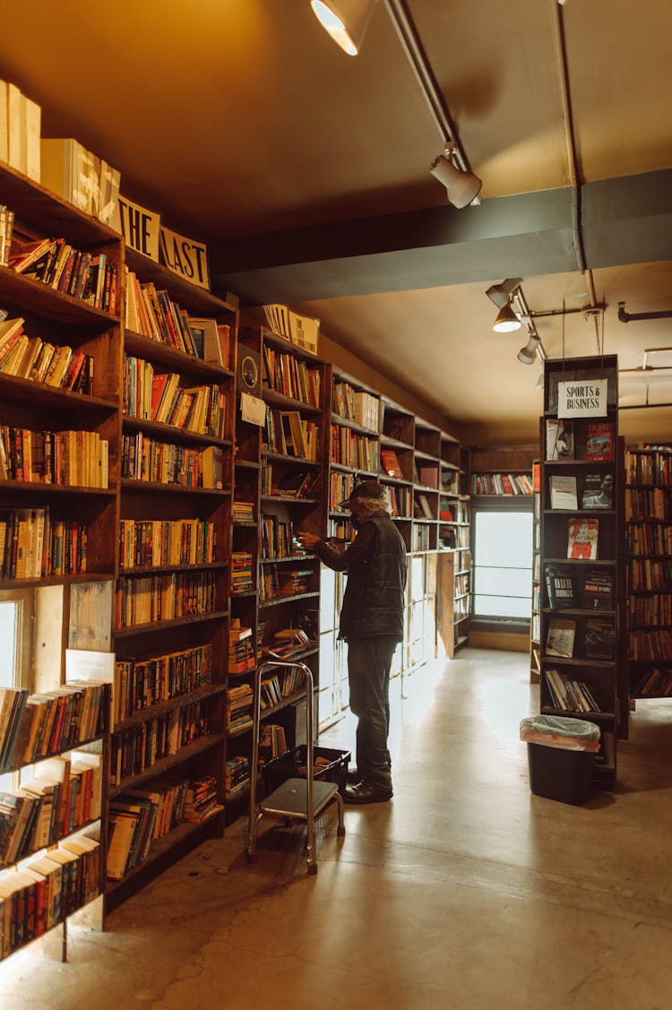 Librarian At Work