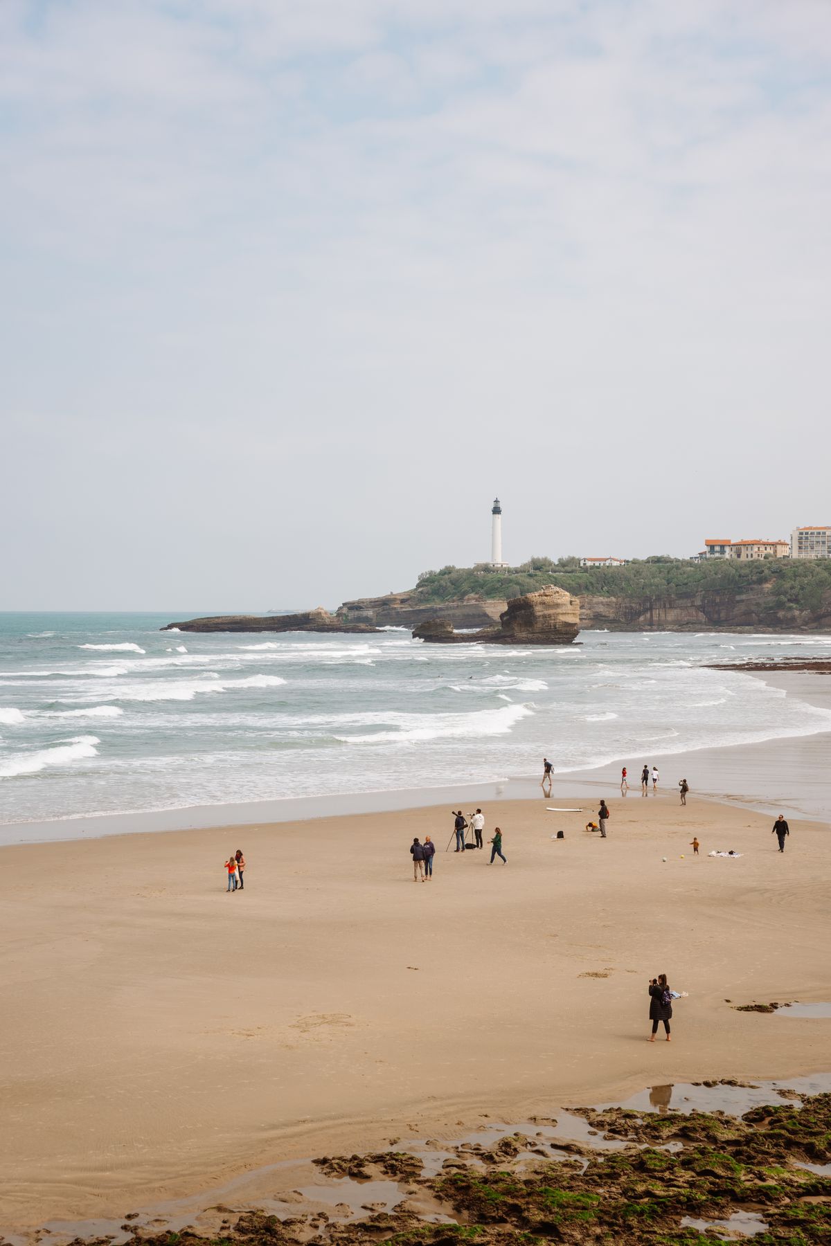 An Atlantic surf beach in the Landes, Nouvelle-Aquitaine