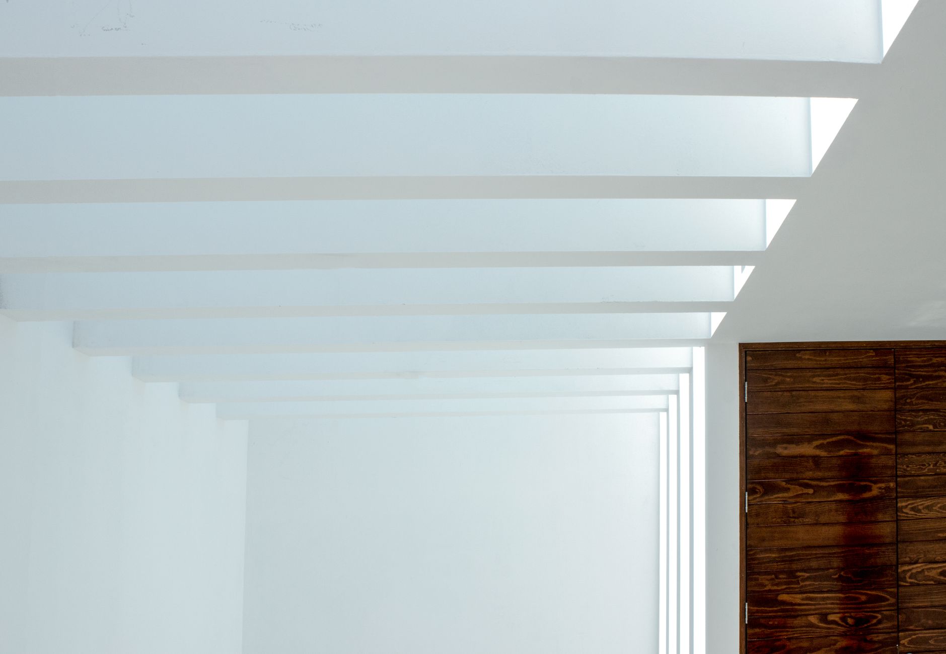 Minimalist workspace bathed in natural light