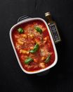 Appetizing Tomato and Pasta Bake with Olive Oil