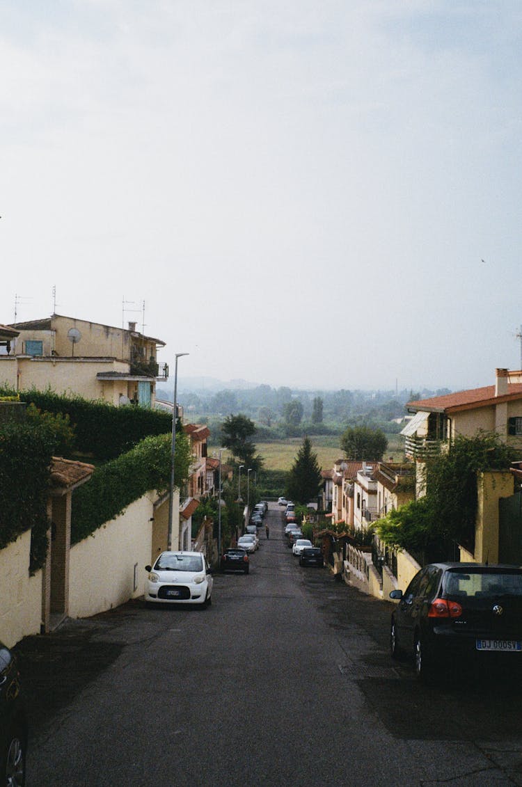 Photo Of Cars Parked On The Side Of The Road