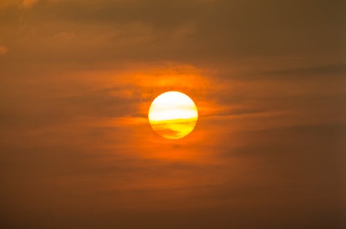 Gratis stockfoto met felle zon, gouden zonsondergang, kleuren