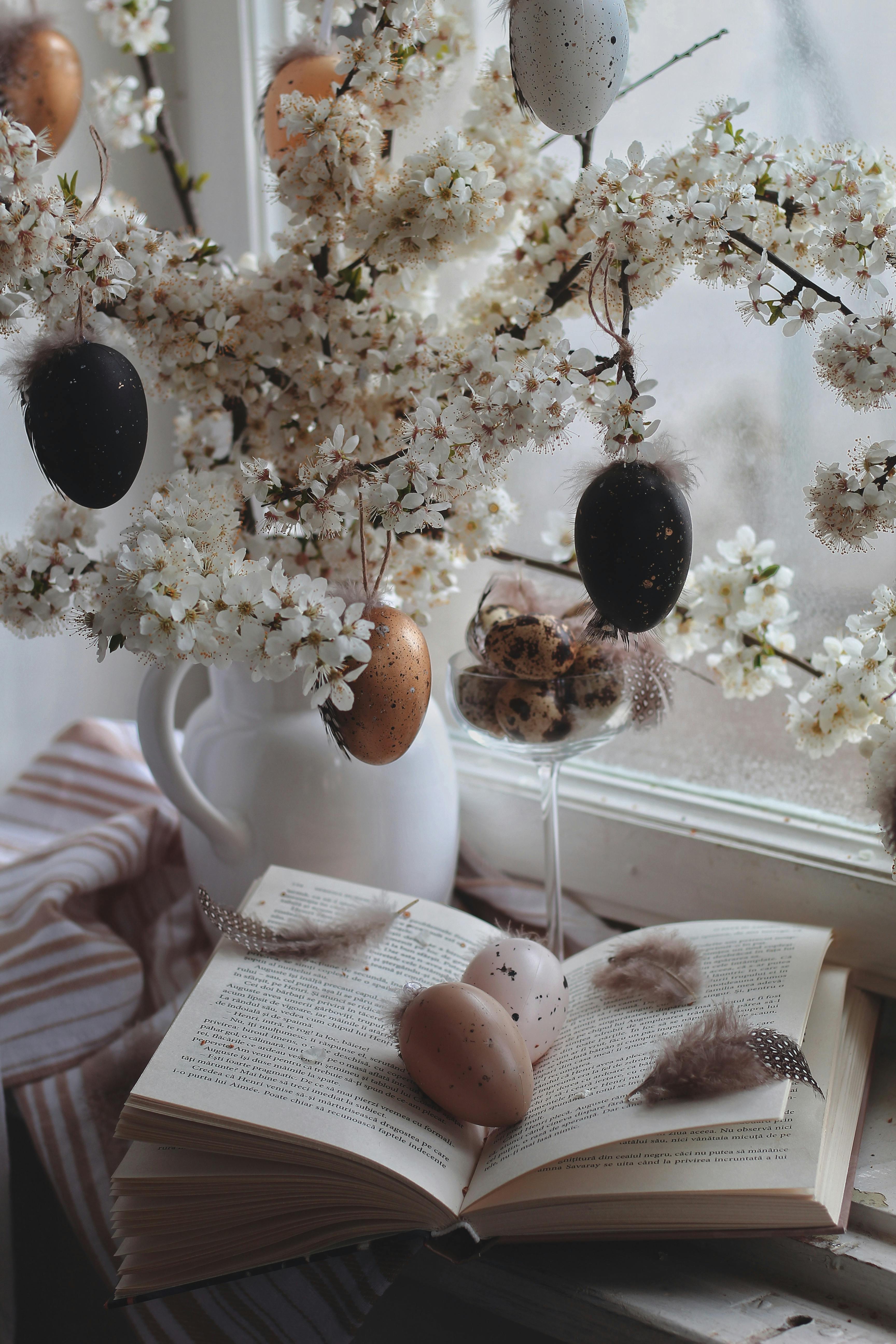 White Flowers in a Vase · Free Stock Photo