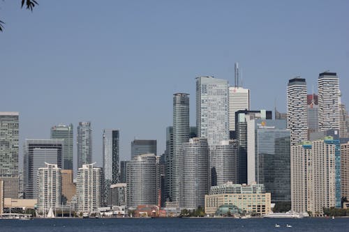 City Buildings Under the Blue Sky 