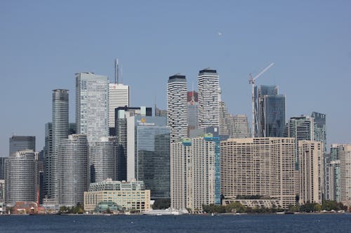 City Buildings Under the Blue Sky 