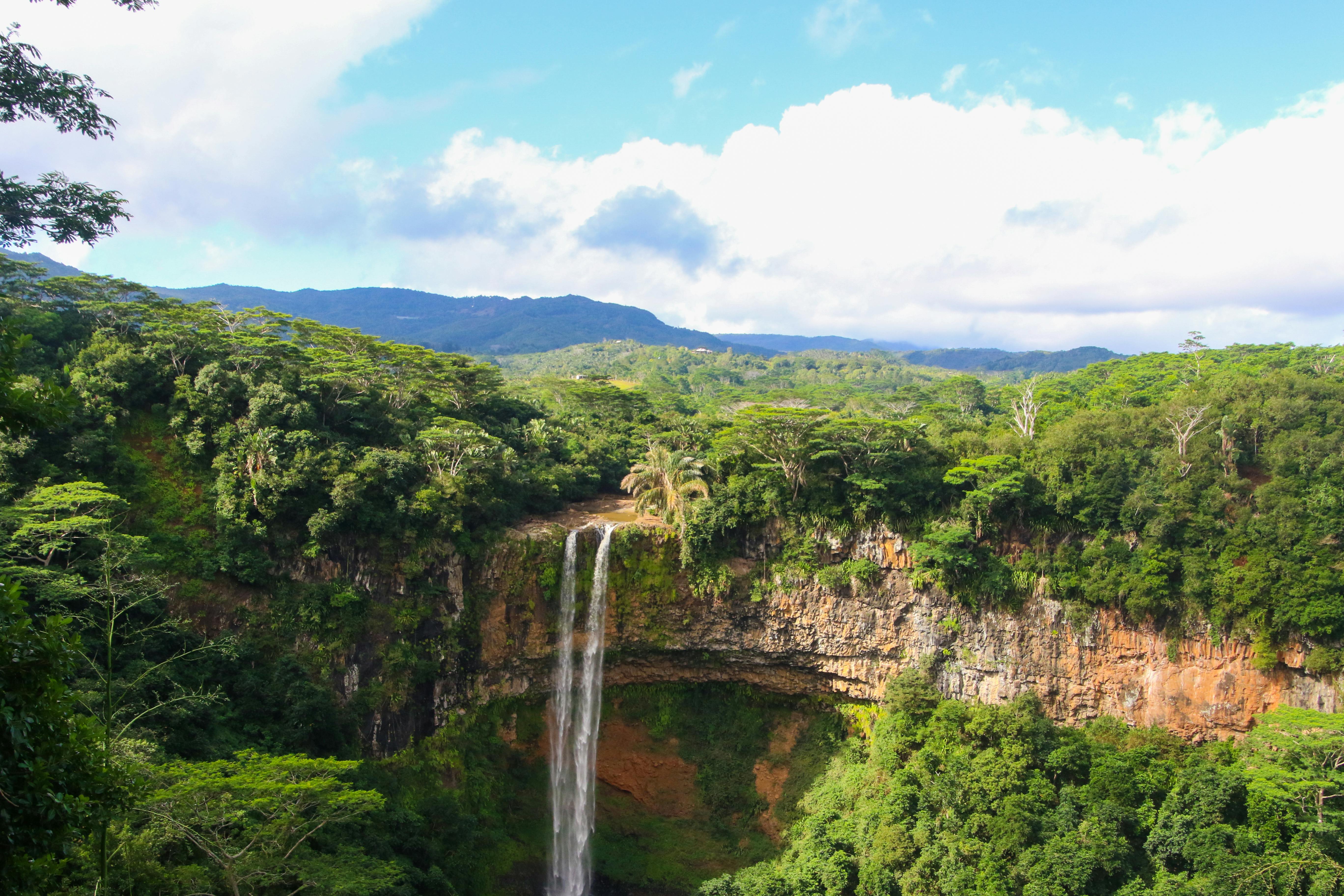 Top View of Water Falls · Free Stock Photo