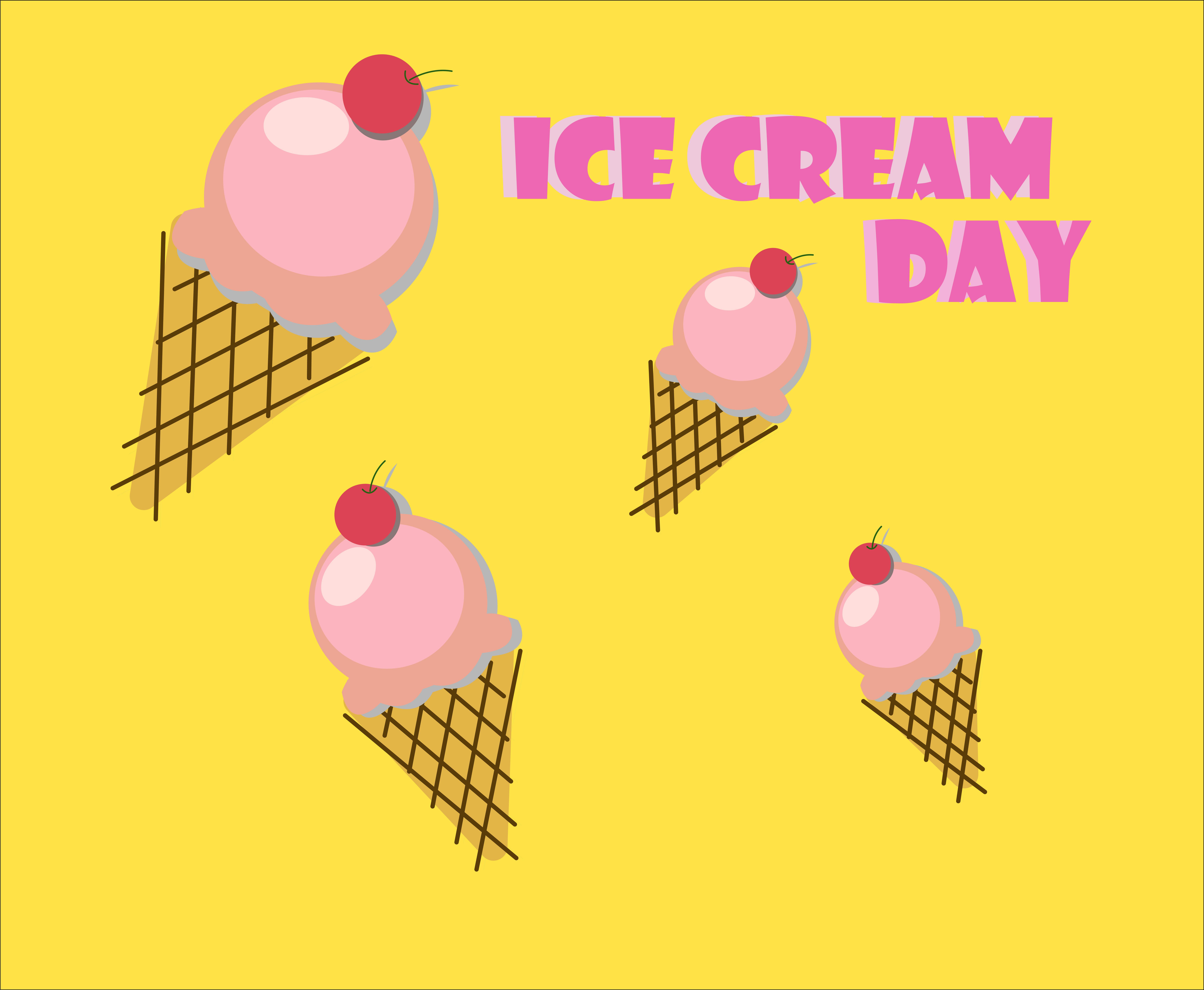 アイコン アイスクリーム イラストの無料の写真素材